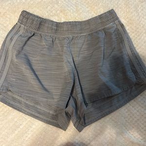 Grey adidas shorts